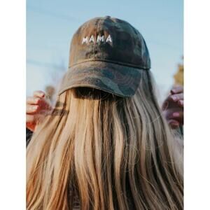 Women's Friday + Saturday F+S Mama Camoflage Camo Hat Ball Cap